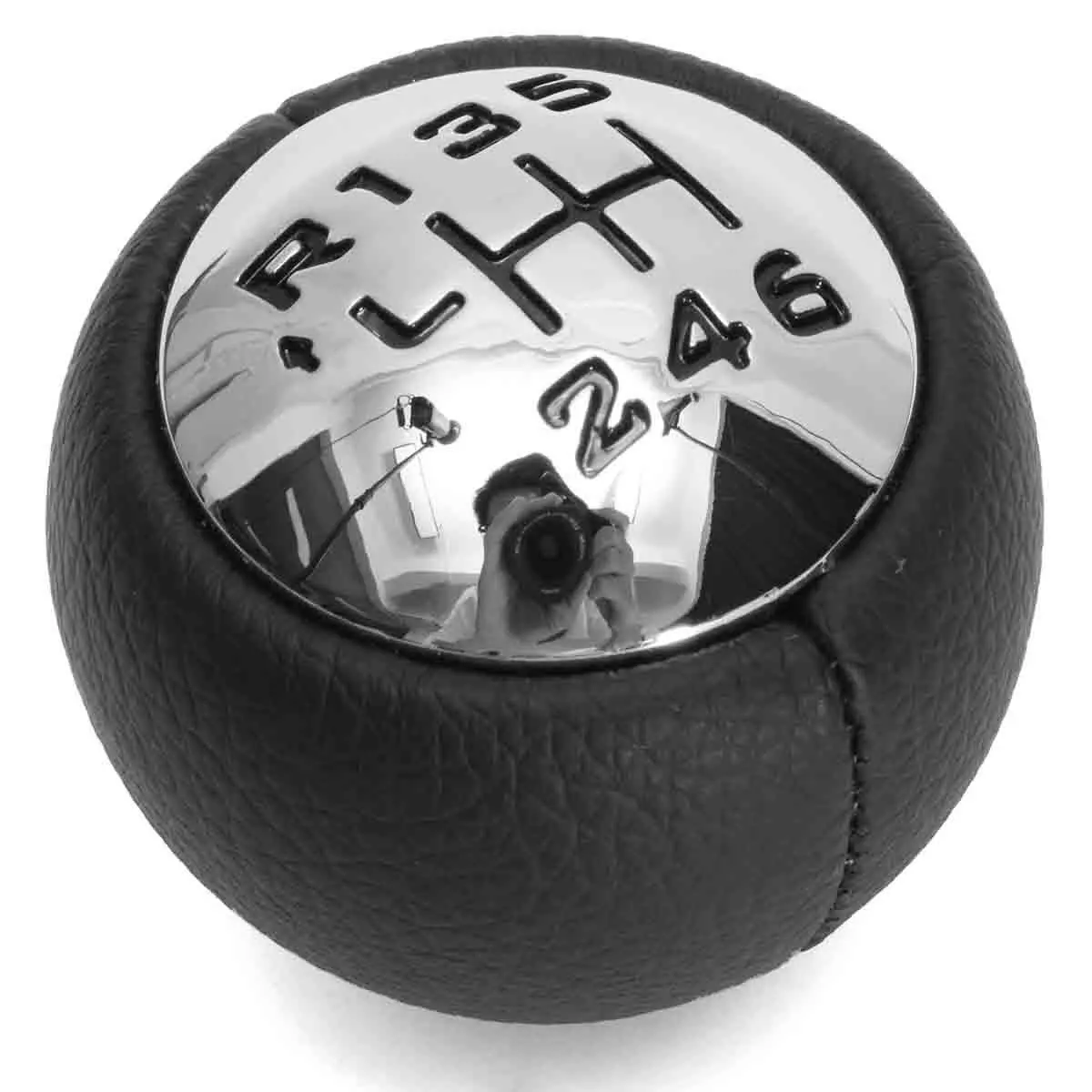 Car 6 Speed Black Gear Stick Shift Knob Fit For Peugeot — view 7