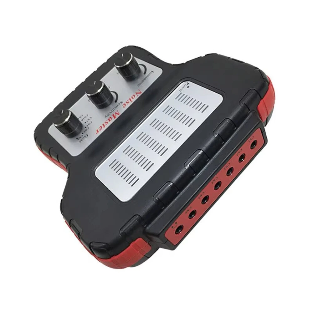 Car Abnormal Noise Stethoscope Automotive Electronics Six-Channel Engine Chassis Transmission Noise Tester Diagnostic Kit Abnormal Sound Detector Noise Finder — view 6