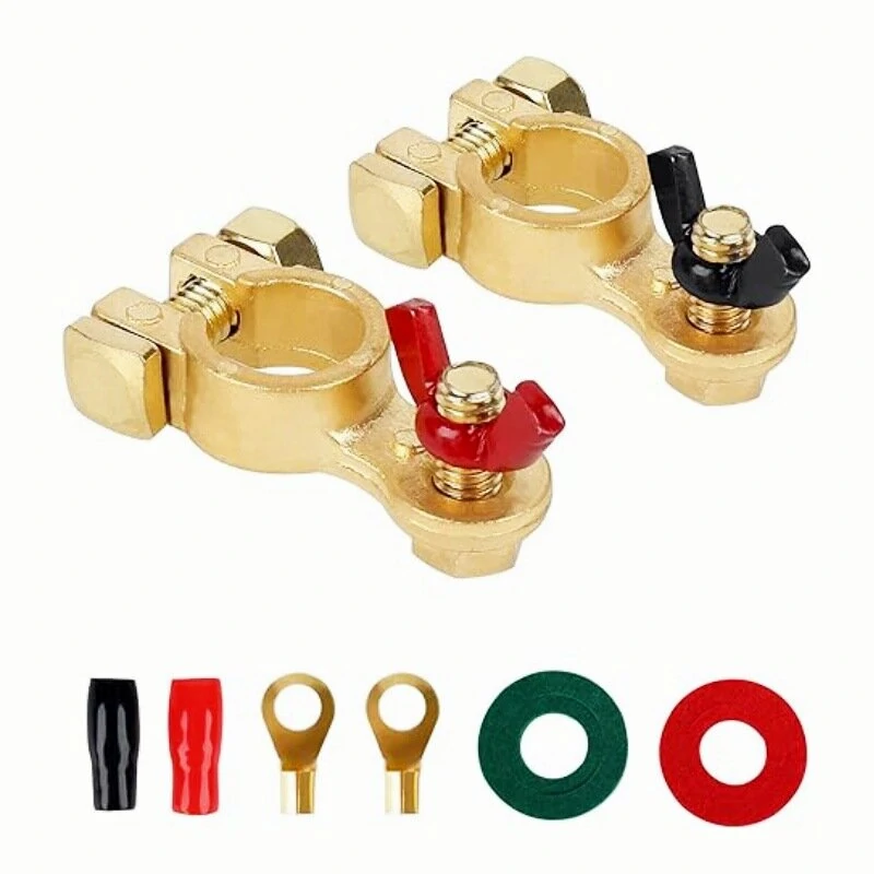 Car Battery Negative Switch To Prevent Loss And Leakage Battery Top Column Battery Clip Solid Brass Clip Connector — Pricio