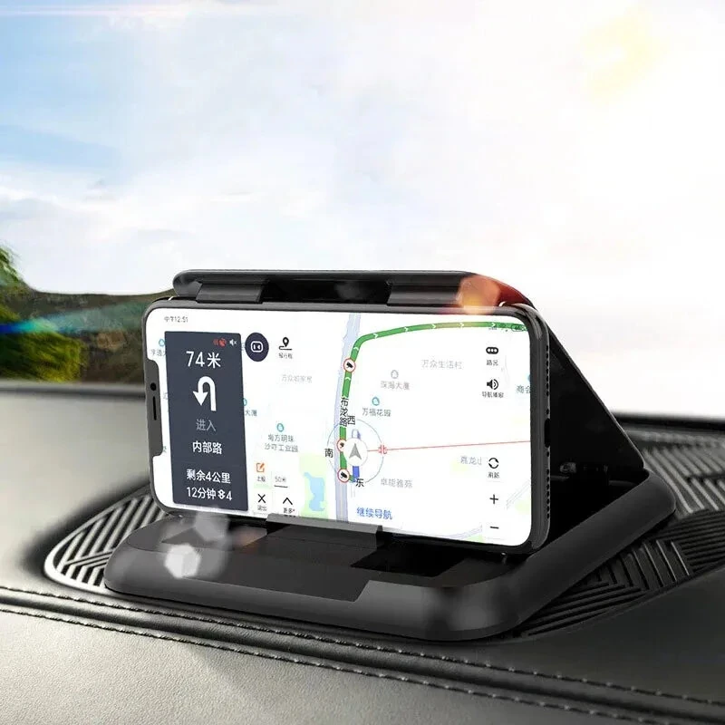 Car Center Console Mobile Phone Navigation Holder Anti-Slip Pad Mobile Phone Holder Instrument Panel Car Mobile Phone Holder — view 2