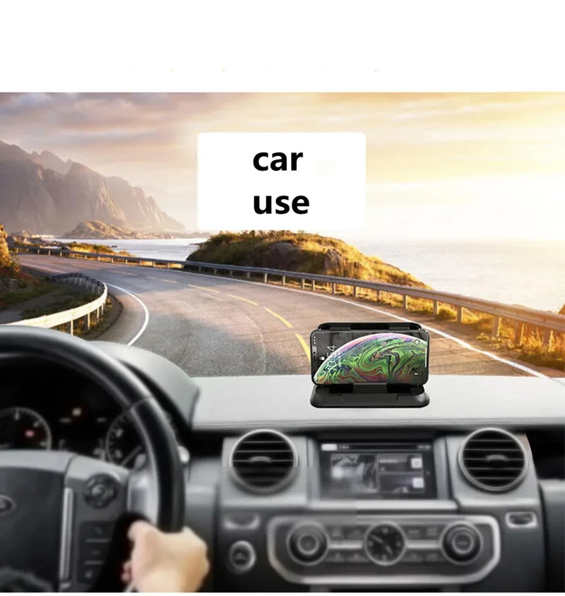 Car Center Console Mobile Phone Navigation Holder Anti-Slip Pad Mobile Phone Holder Instrument Panel Car Mobile Phone Holder — view 6