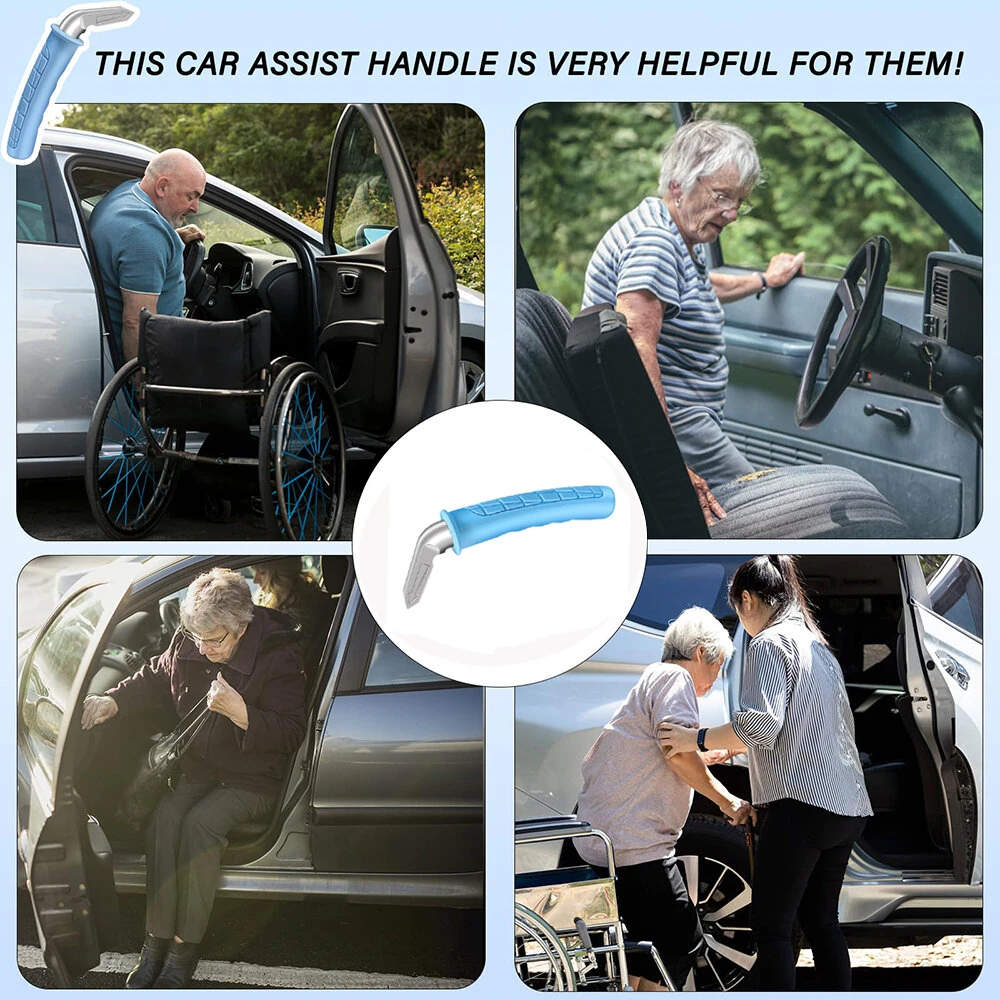 Car Door Handle For Elderly Car Handle Assist Seniors Portable Vehicle Support Handle Easy Sit To Stand Assistance Handicapped Car Door Latch Handle — view 6