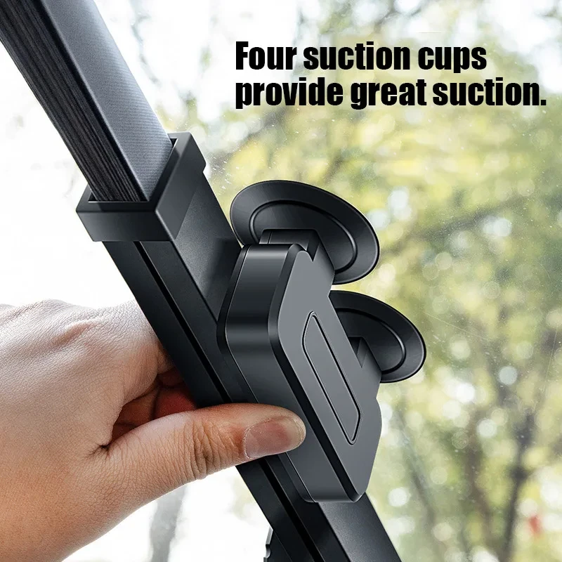 Car Front Windshield Sunshade Curtain Summer Heat Insulation Retractable Front Rear Window Sunshade Protector UV Reflective Film Car Sun Visor Cover — view 5