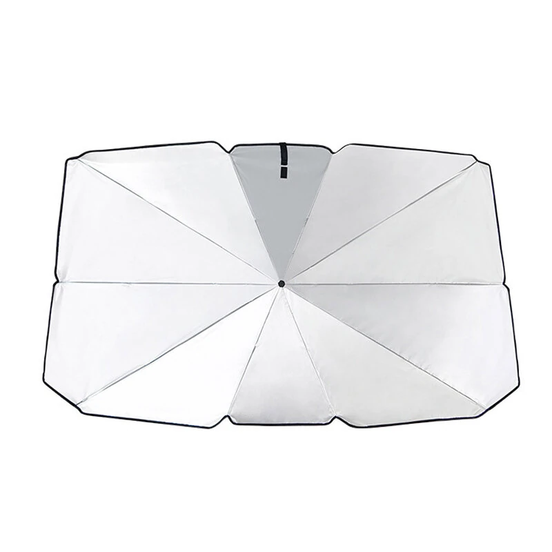 Car Front Windshield Sunshade Umbrella Portable Foldable Design Anti-UV Car Sunshade Windshield Cover for Sedans SUVs Van Trucks — view 5