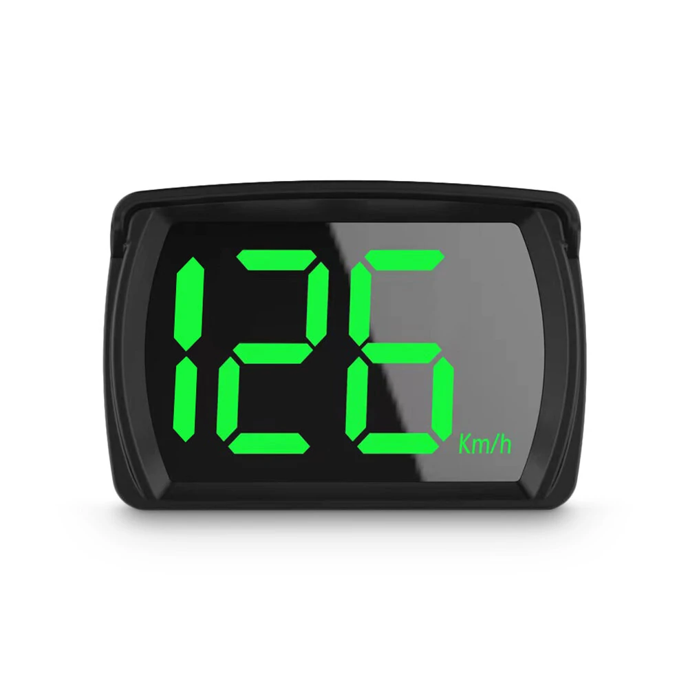 Car GPS HUD Digital Speedometer KMH MPH Big Fonts Green Light Car HUD Head Up Display for All Cars — Pricio
