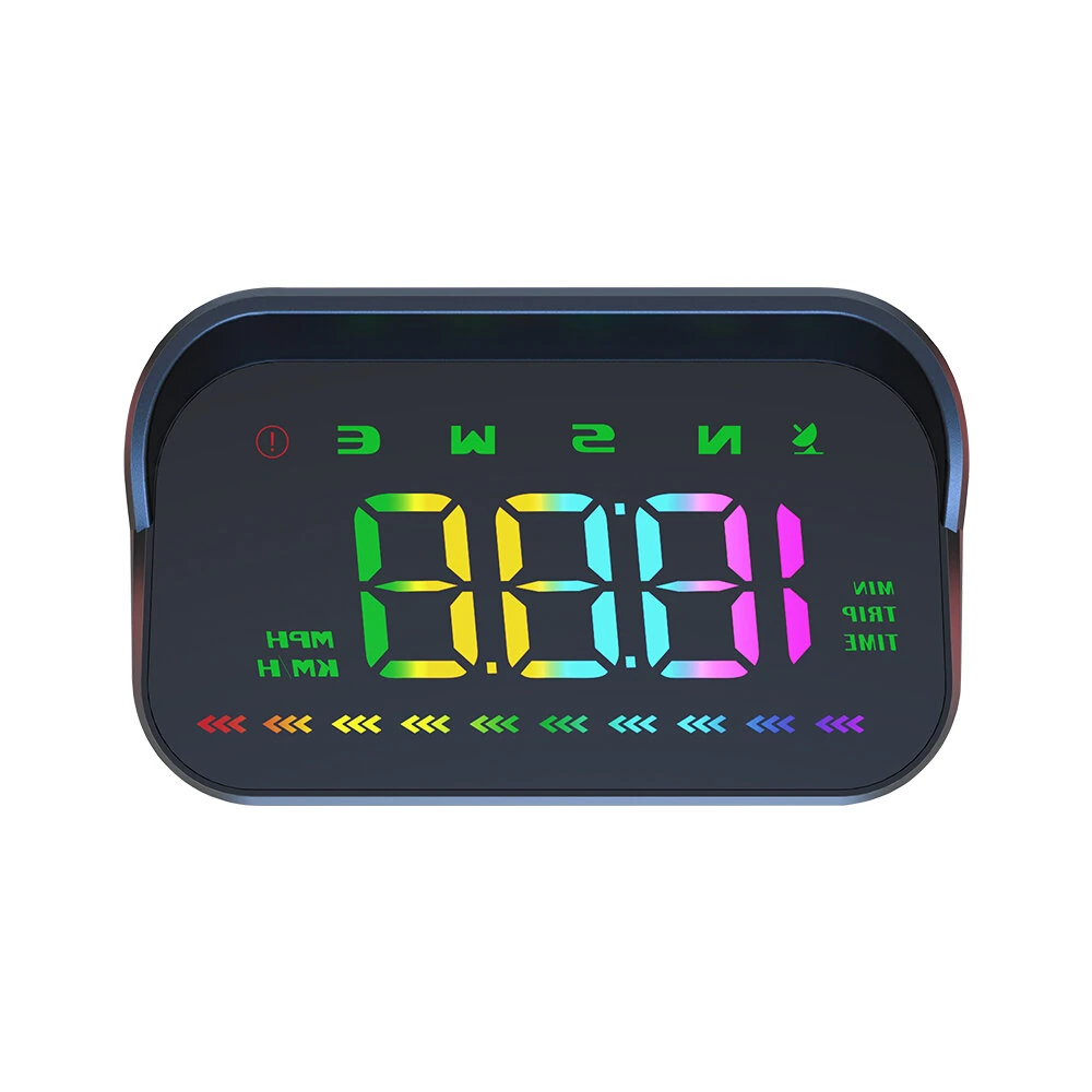 Car Head Up Display for Car GPS Speedometer Compass Direction HUD USB Cable Plug Play — image 1