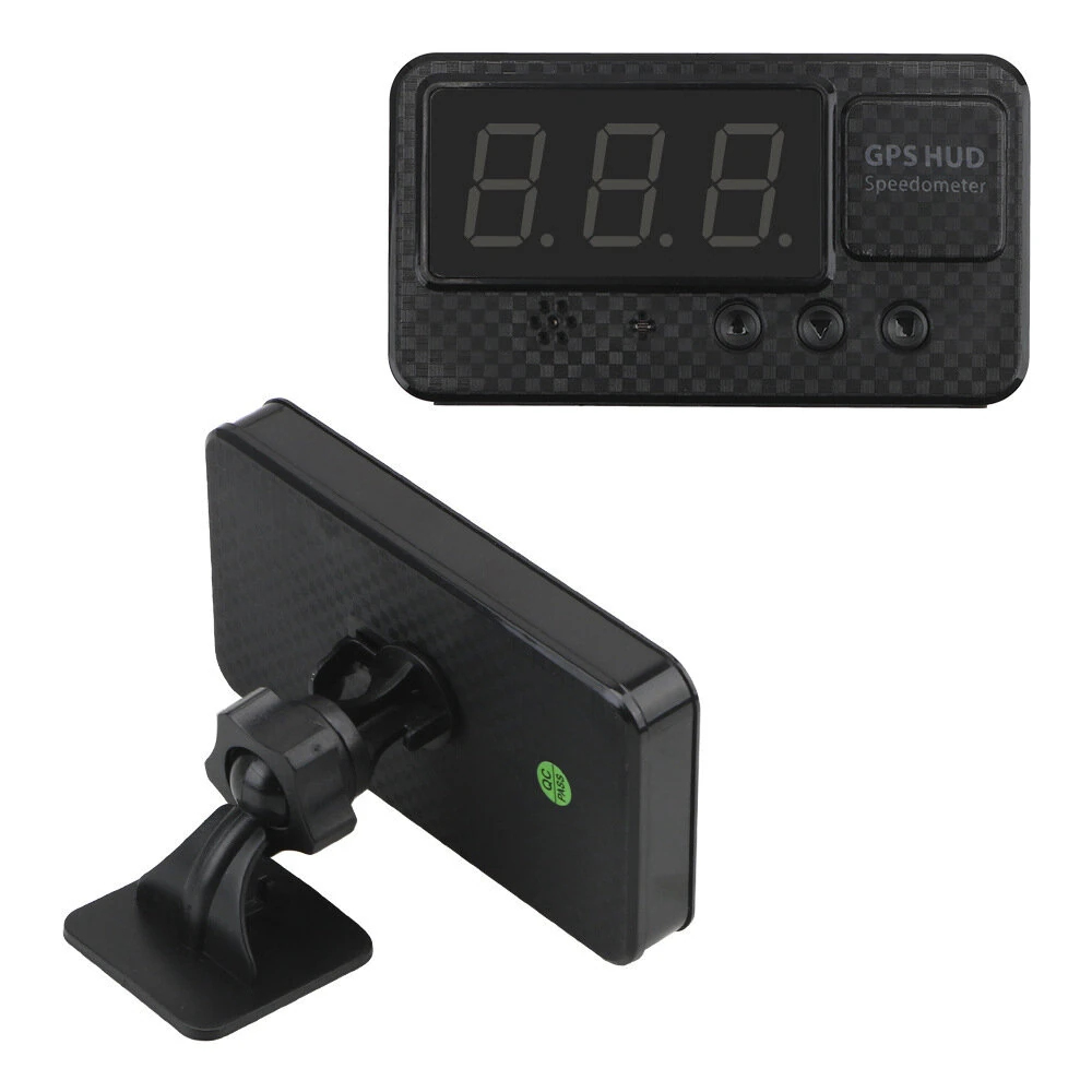Car Head Up Display GPS Speed Measurement Speeding Alarm Mileage Statistics Instrument GPS HUD Speedometer — view 2