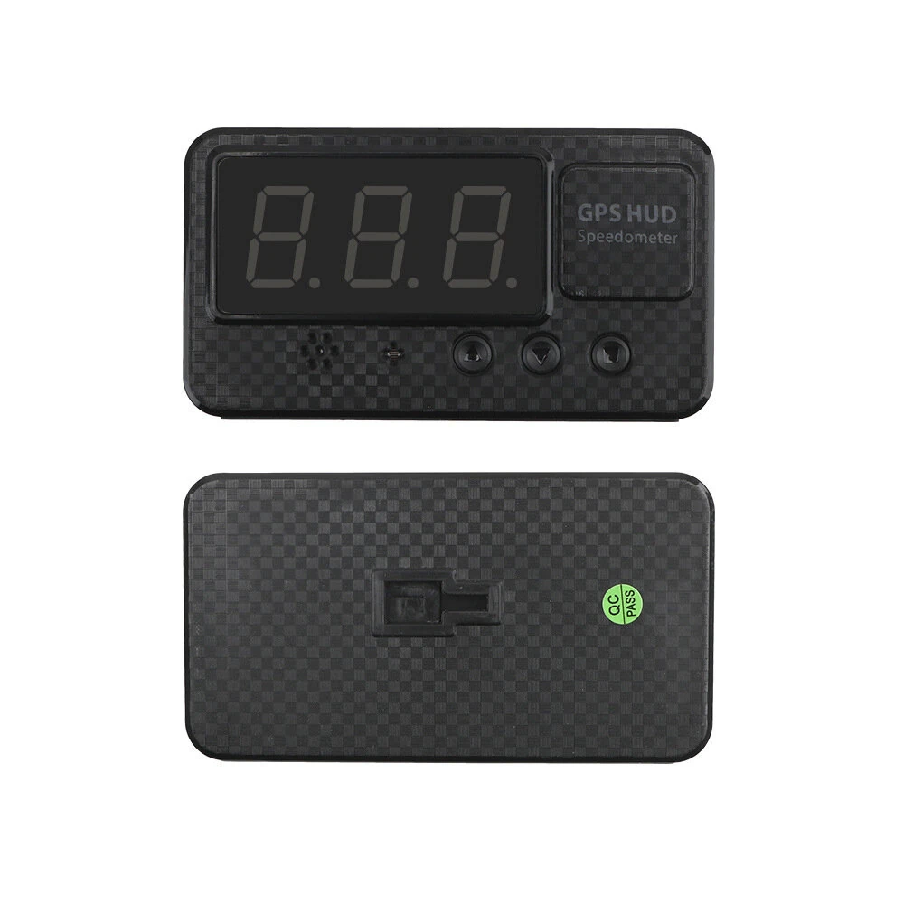 Car Head Up Display GPS Speed Measurement Speeding Alarm Mileage Statistics Instrument GPS HUD Speedometer — view 3