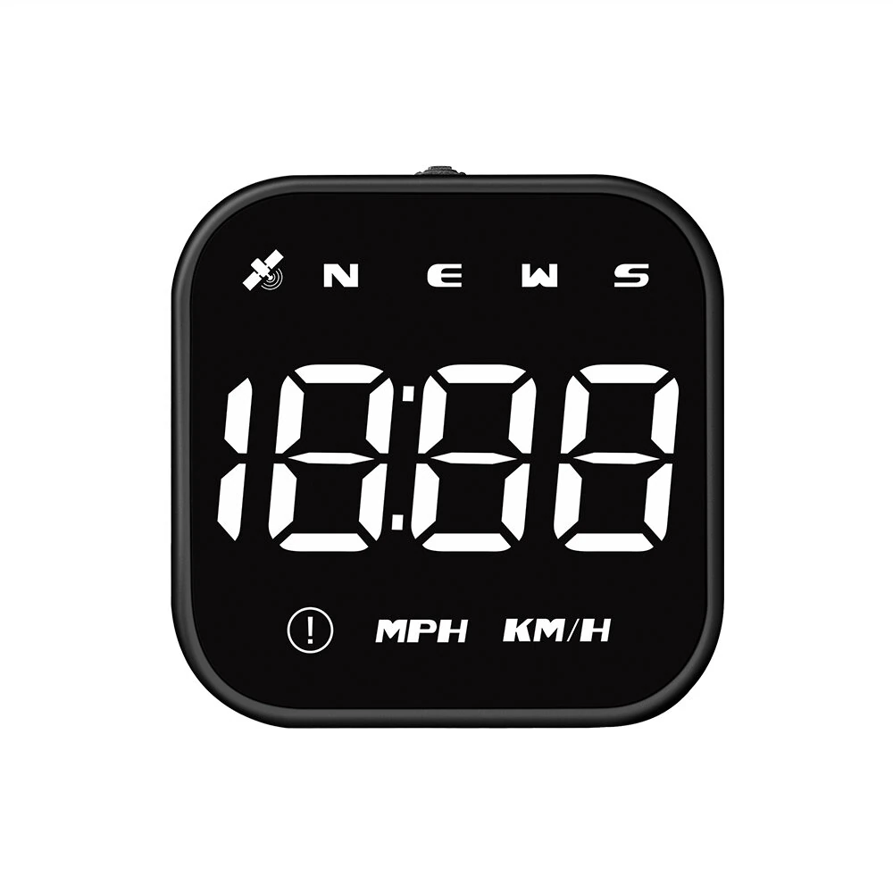 Car HUD Head-up Display Car GPS Universal Multi-function Speedometer Compass HD Smart Display USB Rechargeable