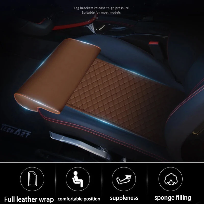 Car Leg Extender Leg Support Cushion Car Seat Leg Support Pad Lengthened Seat Cushion Leg Support Universal Dedicated For Long-Distance Driving — view 4