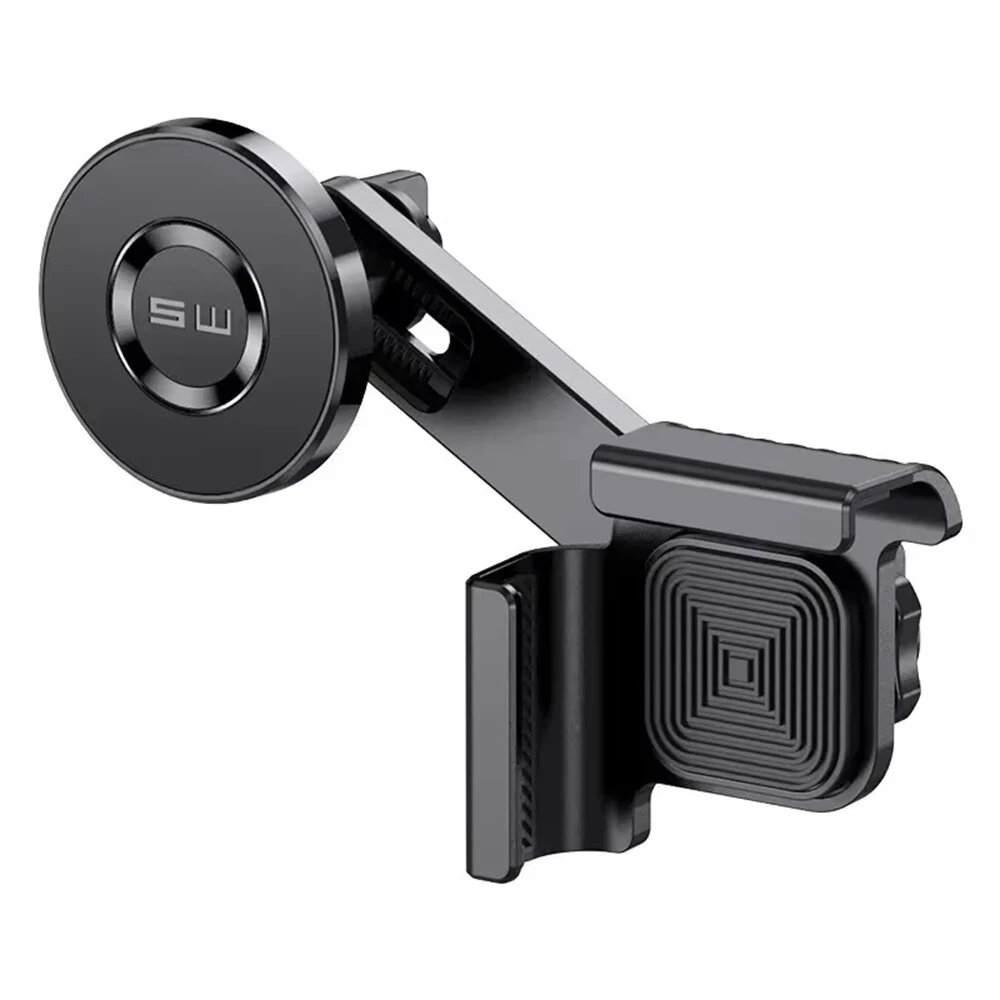 Car Phone Holder Display Screen Mount 360 Degree Adjustable Clip Strong Magnetic Attachment Anti Slip Silicone Protection for Tesla Model 3/Y/X/S — view 2