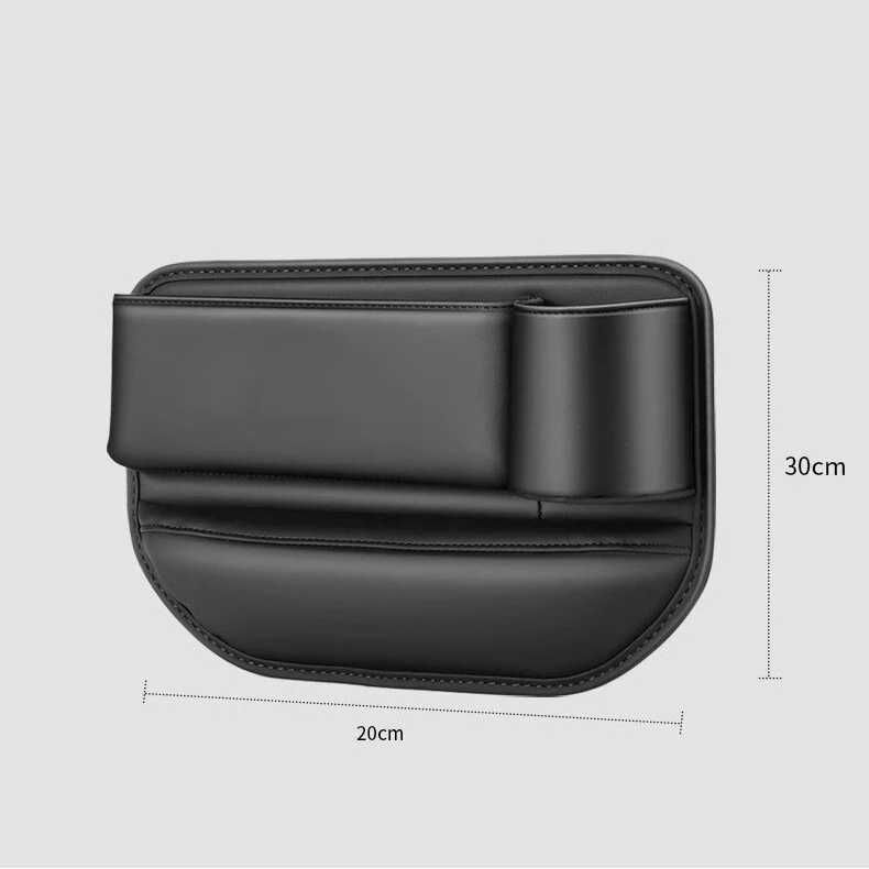 Car Seat Gap Filler Organizer with Cup Holder  Storage Box Pocket Universal Car Interior Decoration Storage Artifact With Water Cup Storage Box — view 7