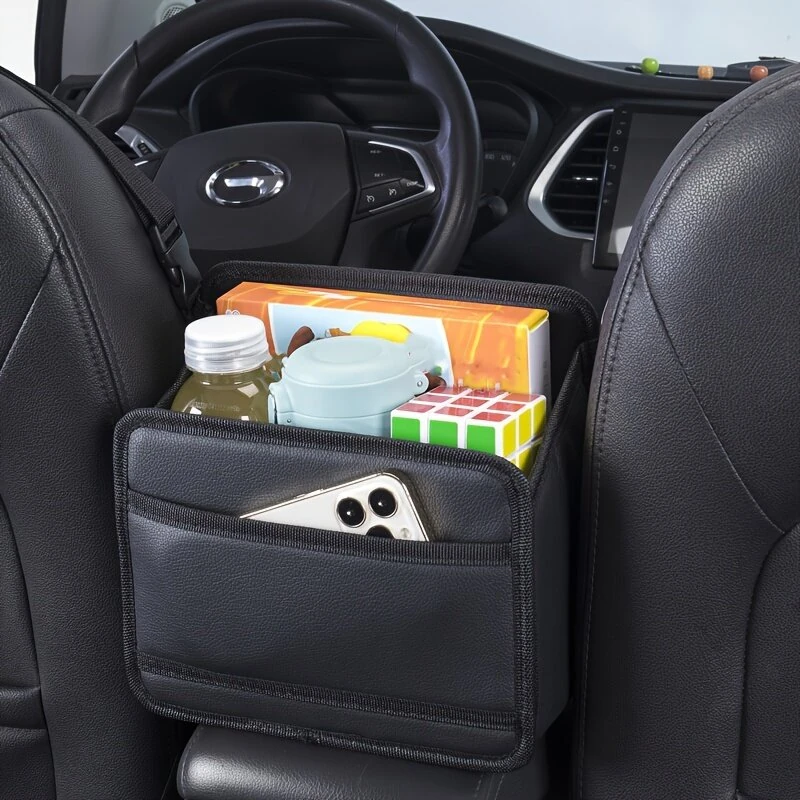 Car Seat Middle Storage Bag For Bags Storage Net Pocket Hanging Bag Center Console Armrest Box Storage Box — view 4