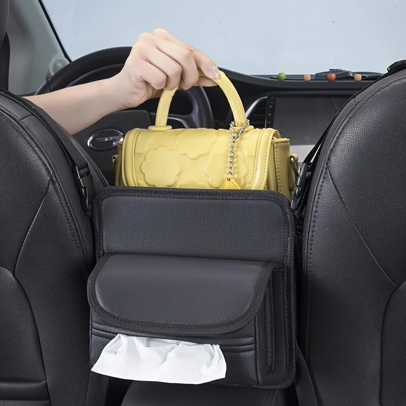 Car Seat Middle Storage Bag For Bags Storage Net Pocket Hanging Bag Center Console Armrest Box Storage Box — view 5