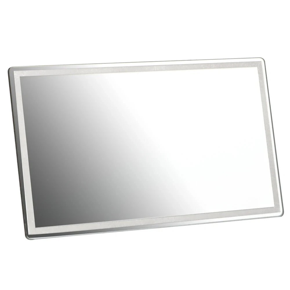 Car Sun Visor Vanity Mirror Universal Portable Vehicle Interior Makeup Mirror Mirror Automatic Sun Visor Sun Visor HD Mirror Stainless Steel — view 2