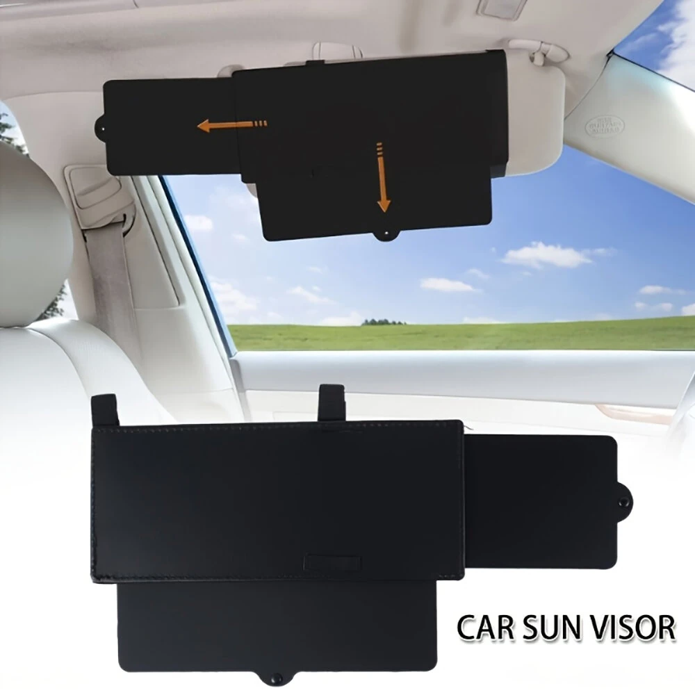 Car Sunshade Sun Visor Extender Anti-Glare Sun Blocker for Driver Passenger Car Sun Visor Sunshade Extender Automotive Sunshade Sun Block — view 5