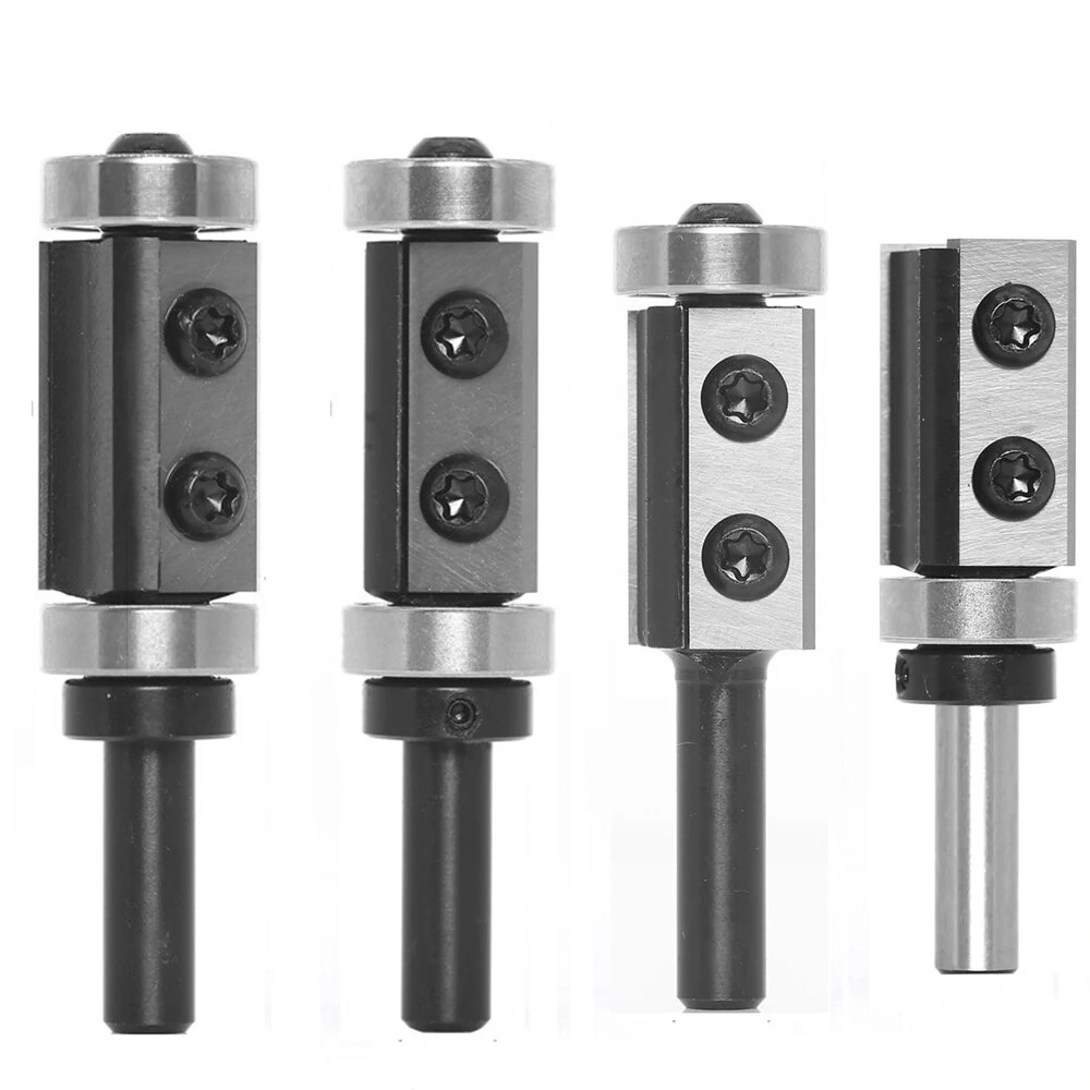Carbide CNC Router Bit  Dual-Blade Woodworking Milling Cutter for Precision Cuts High-End Durable Design — view 2