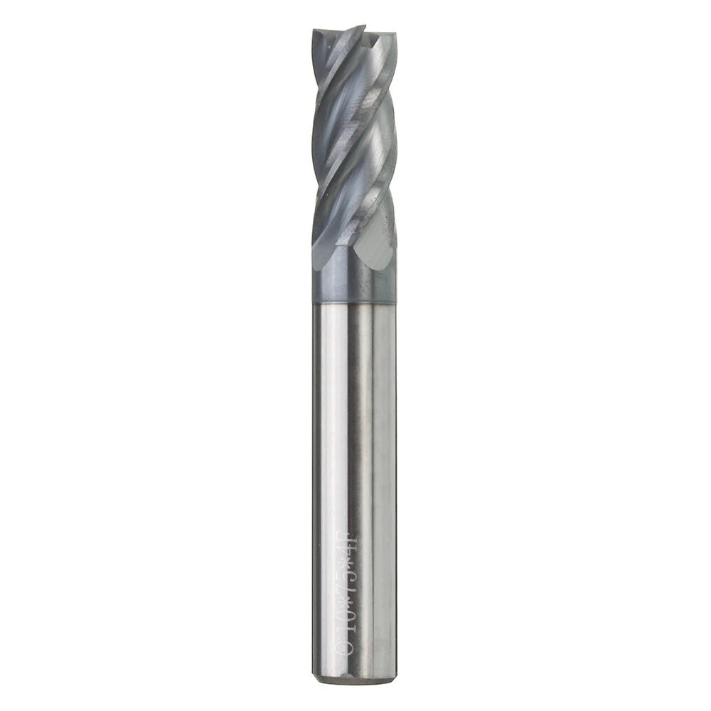 Carbide End Mill Set Tungsten Steel 8PCS 2-12mm 4 Flutes CNC Milling Cutter High Wear Resistance High-Speed Cutting — view 7