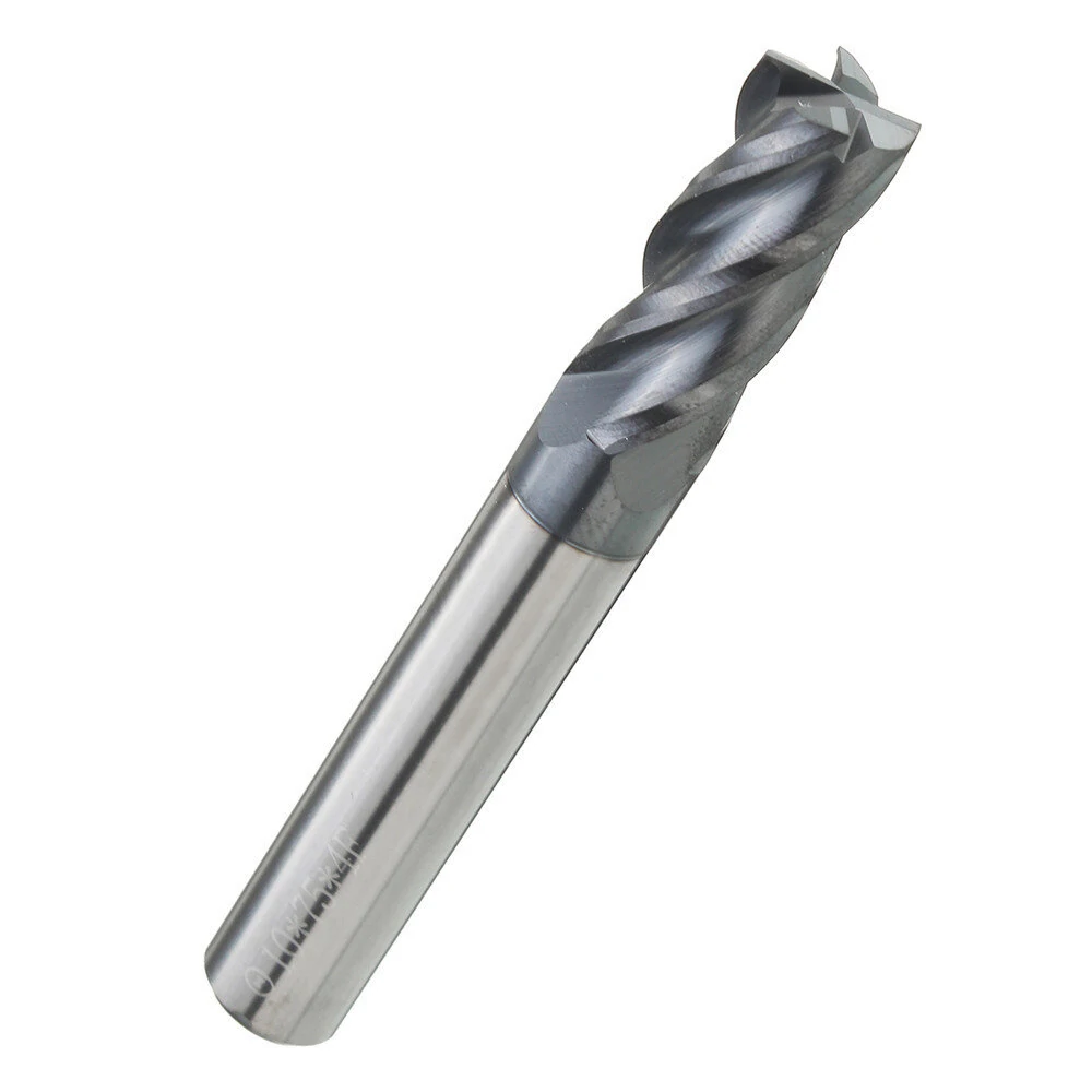 Carbide End Mill Set Tungsten Steel 8PCS 2-12mm 4 Flutes CNC Milling Cutter High Wear Resistance High-Speed Cutting — view 8