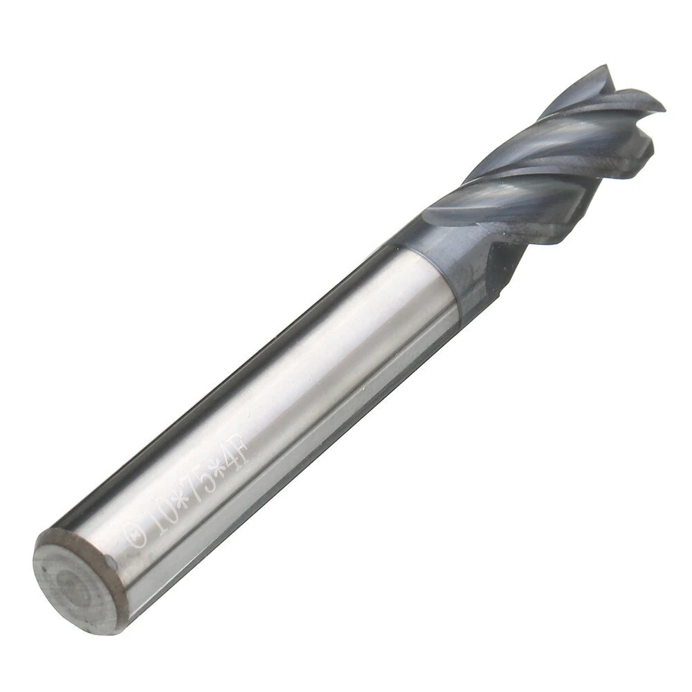 Carbide End Mill Set Tungsten Steel 8PCS 2-12mm 4 Flutes CNC Milling Cutter High Wear Resistance High-Speed Cutting — view 9