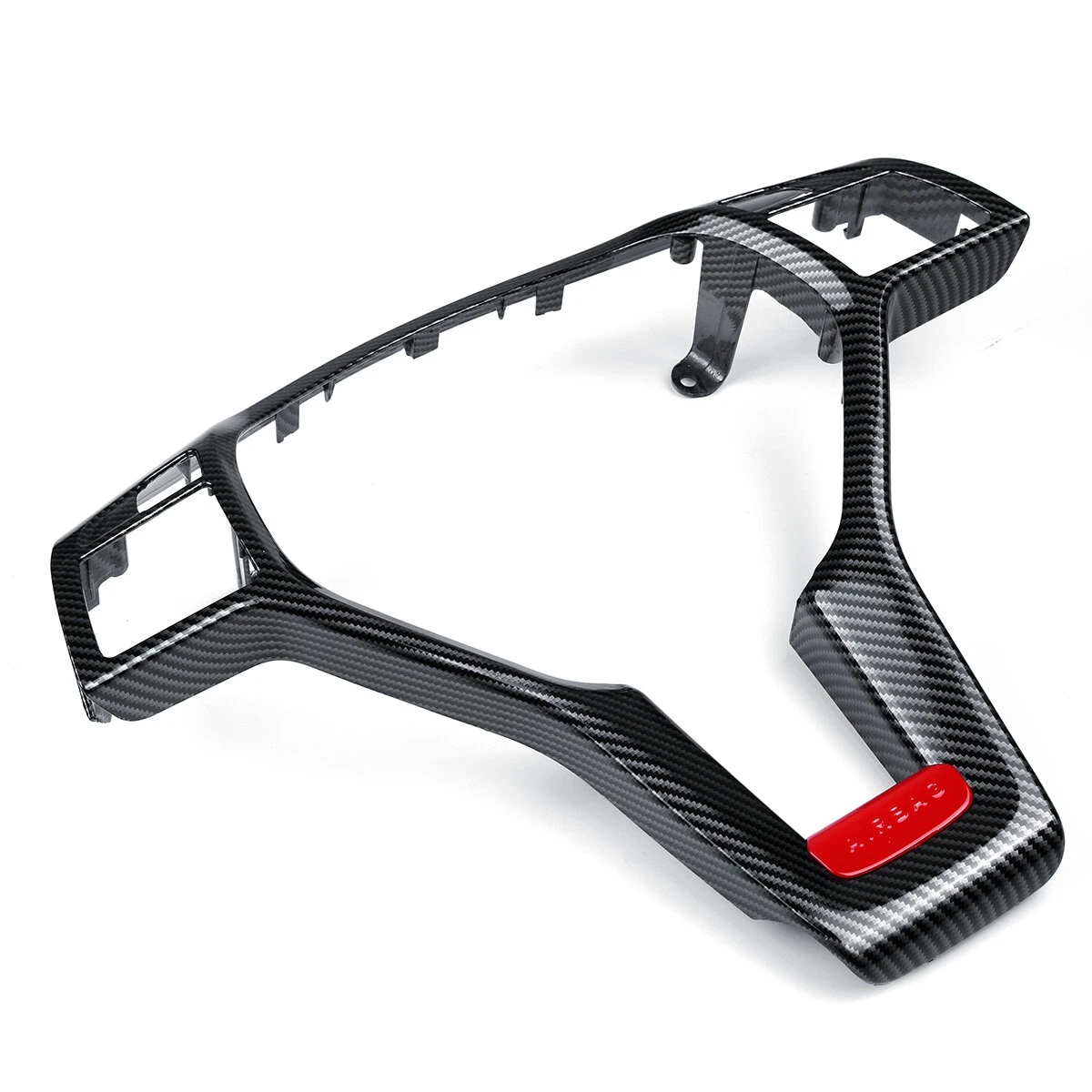 Carbon Fiber Steering Wheel Trim Cover For Mercedes W204 W212 W117 C172 C218 AMG 09946400139107 — view 3