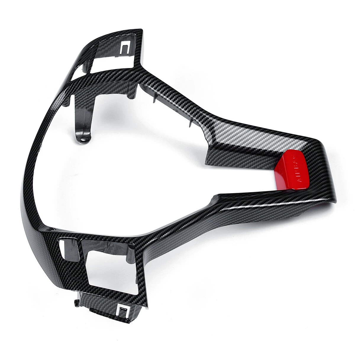 Carbon Fiber Steering Wheel Trim Cover For Mercedes W204 W212 W117 C172 C218 AMG 09946400139107 — view 4