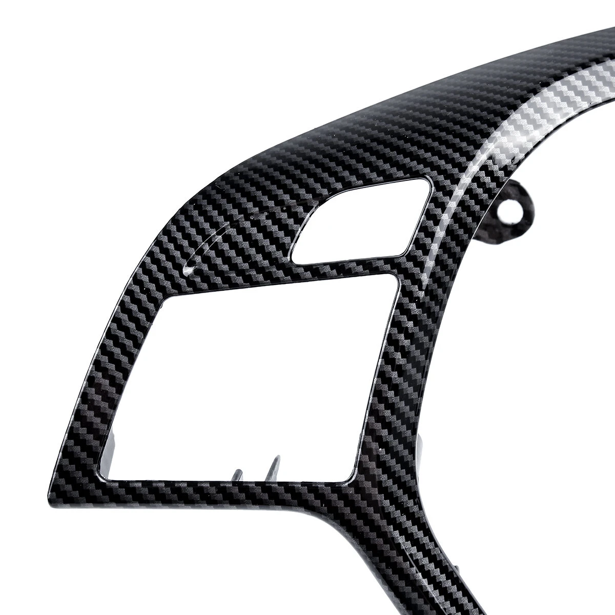 Carbon Fiber Steering Wheel Trim Cover For Mercedes W204 W212 W117 C172 C218 AMG 09946400139107 — view 8