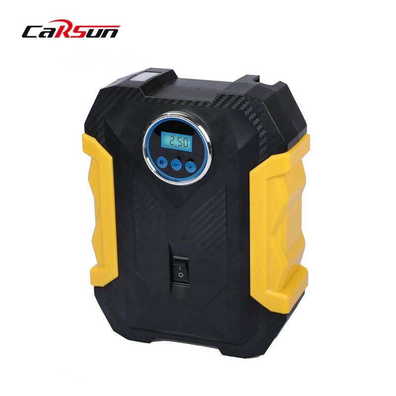 CARSUN Portable Air Compressor Digital Tire Inflation Pump with LED Light Tire Pump Compressor For Car Motorcycle — view 10