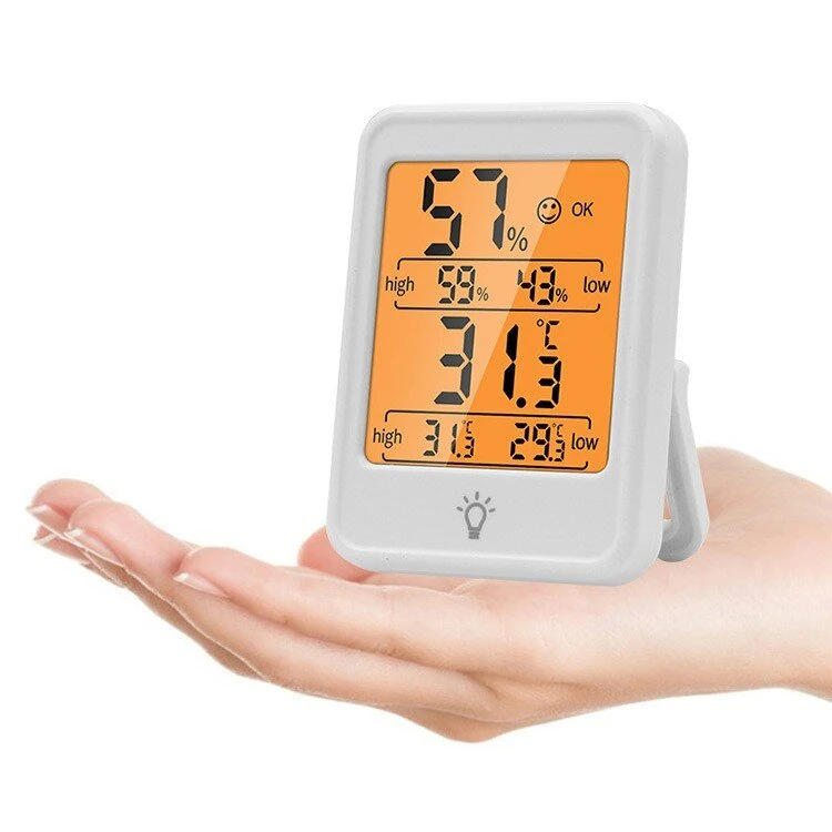 CH-303 Temperature Humidity Meter Indoor Thermometer Hygrometer 10%-99% RH LCD Display Comfort Indicator — view 7
