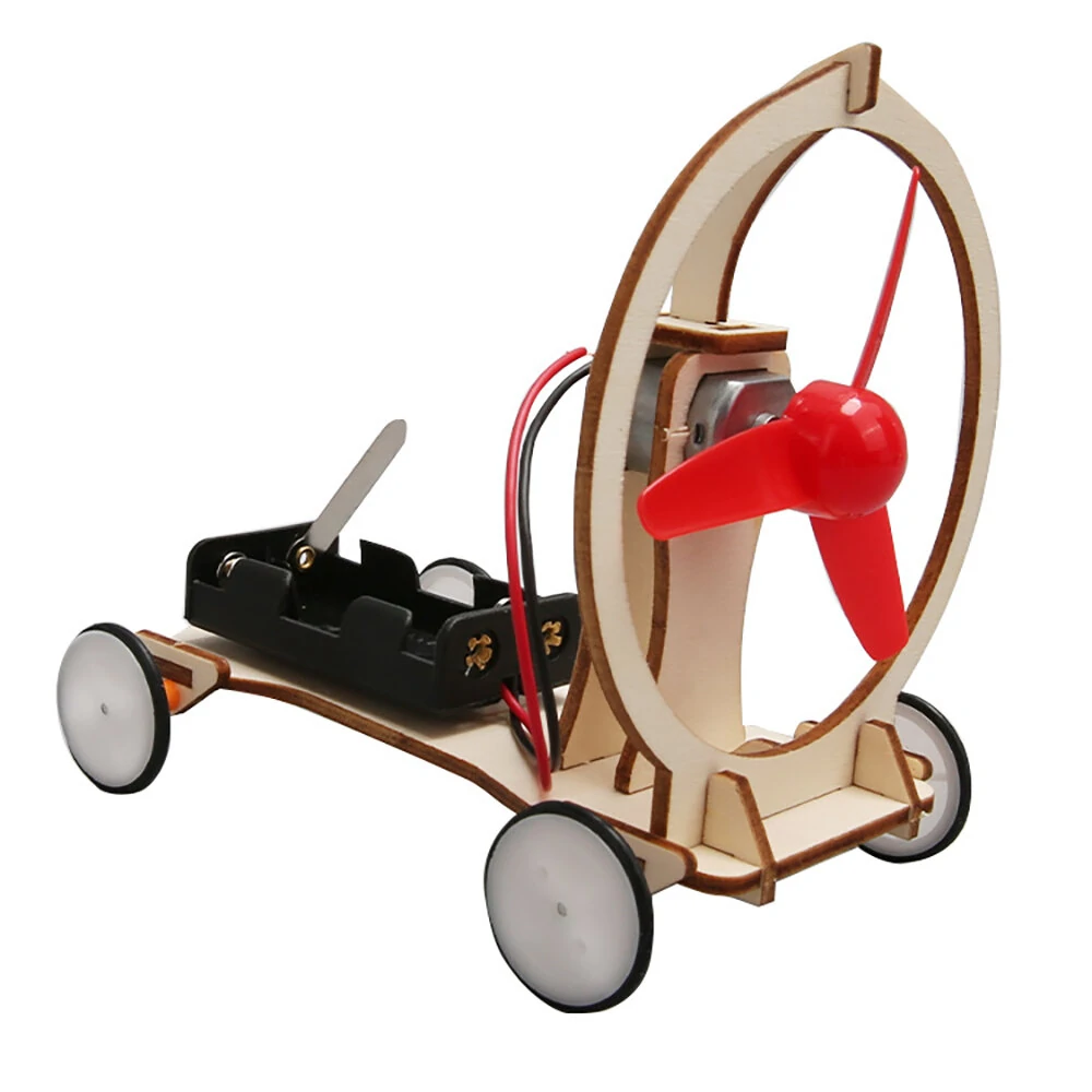 Children's Science Experiment Electric Wind Turbine Technology Small Production Handmade DIY KIT Kindergarten Elementary School Toys — view 2