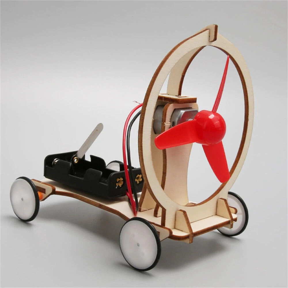 Children's Science Experiment Electric Wind Turbine Technology Small Production Handmade DIY KIT Kindergarten Elementary School Toys — view 4