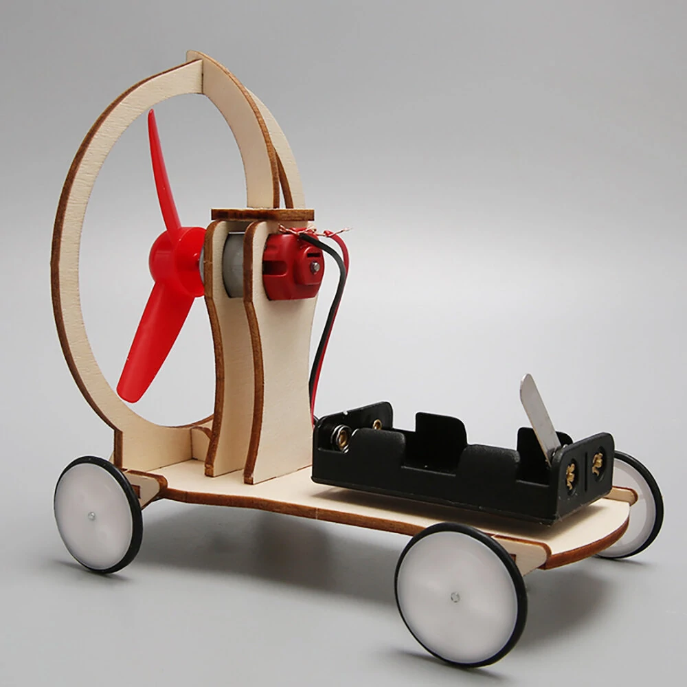 Children's Science Experiment Electric Wind Turbine Technology Small Production Handmade DIY KIT Kindergarten Elementary School Toys — view 5