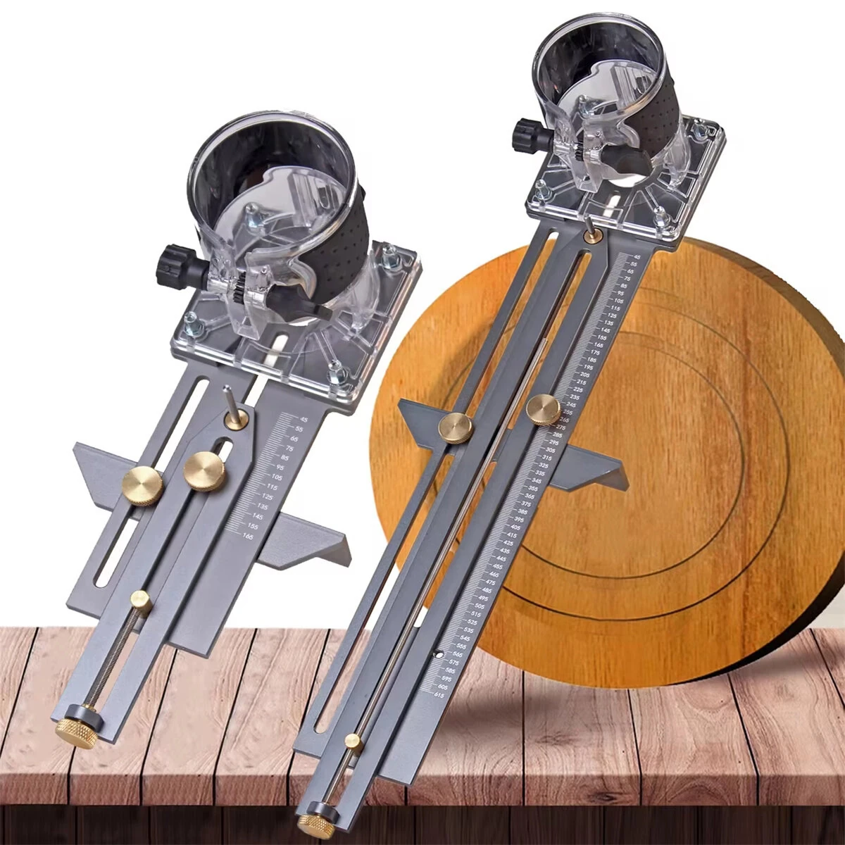 Circle Cutting Jig For Electric Hand Trimmer Wood Router Milling Circle Slotting Trimming Machine DIY Woodworking Tools — view 5