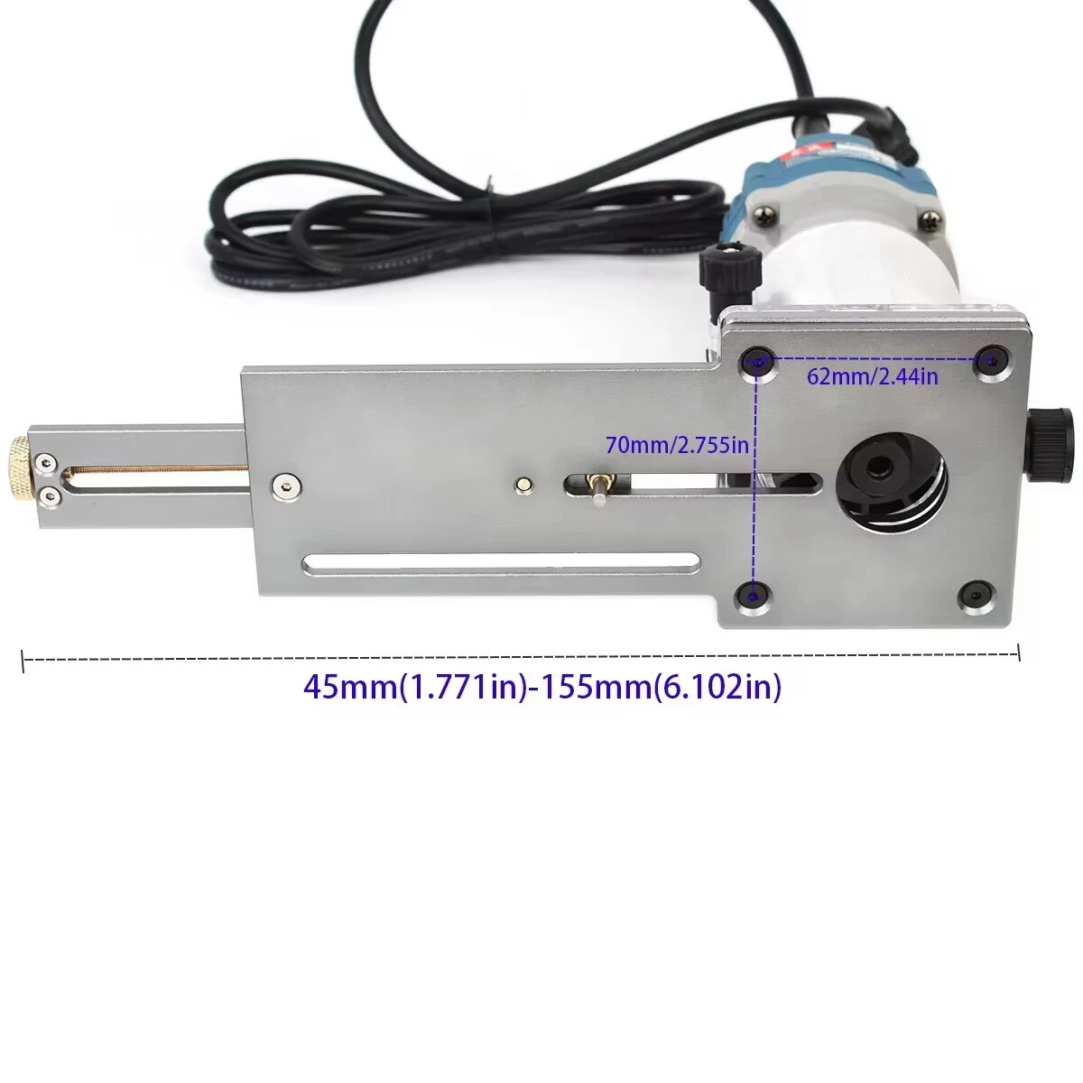 Circle Cutting Jig For Electric Hand Trimmer Wood Router Milling Circle Slotting Trimming Machine DIY Woodworking Tools — view 7