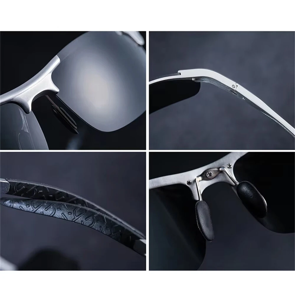 Classic Men Polarized Sunglasses Lightweight UV400 Protection Anti-Glare Sun Eyewear Glasses for Outdoor Climbing Fishing Travel — view 5