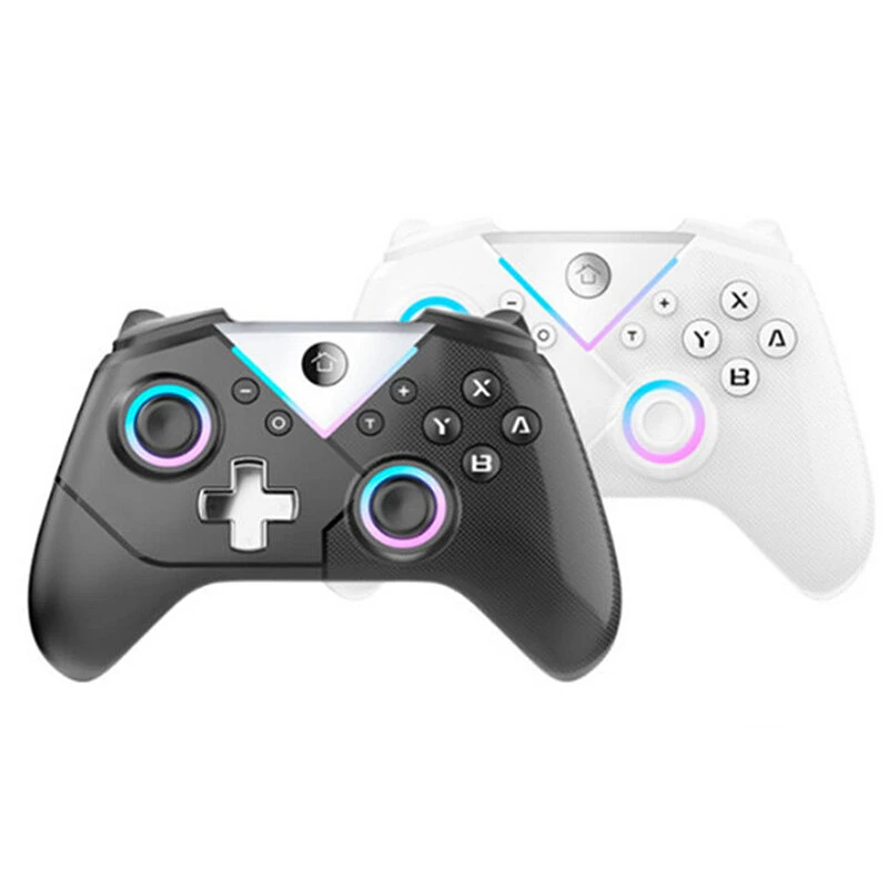 CM-617 Wireless bluetooth Game Controller with Hall Effect Joystick Anti Stick Drift RGB Lighting Motion Control Vibration Function 600mAh Battery Gamepad for Switch PC Steam iOS Android — view 9