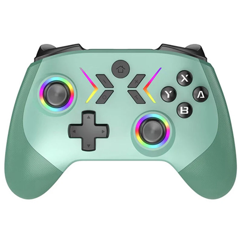 CM-618 Wireless bluetooth 5.3 Game Controller with Hall Effect Joysticks and Triggers RGB Lighting Mechanical Buttons Programmable Back Buttons 1000Hz Polling for Switch PC Steam iOS Android — view 4