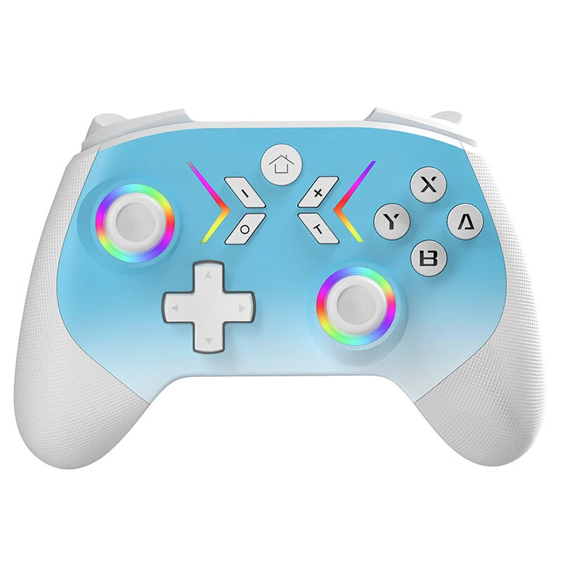 CM-618 Wireless bluetooth 5.3 Game Controller with Hall Effect Joysticks and Triggers RGB Lighting Mechanical Buttons Programmable Back Buttons 1000Hz Polling for Switch PC Steam iOS Android — view 5