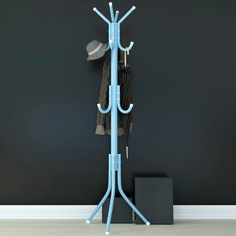 Coat Stand Garment Rack Shelf Metal Jacket Umbrella Hanger Standing 12 Hook — view 4