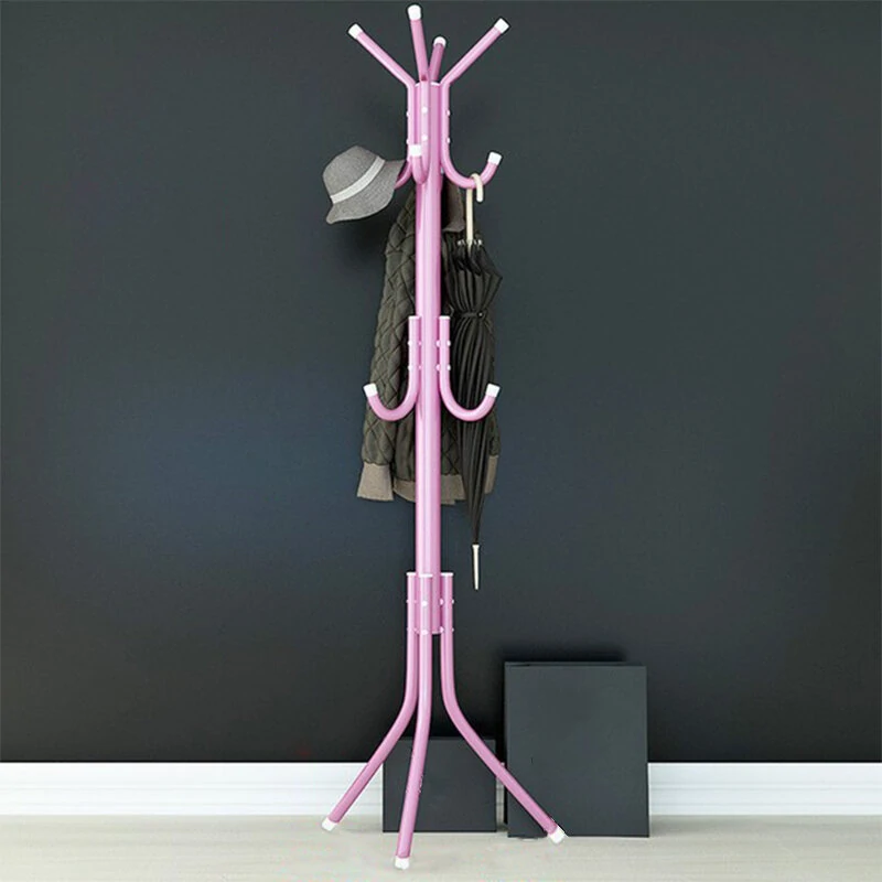 Coat Stand Garment Rack Shelf Metal Jacket Umbrella Hanger Standing 12 Hook — view 5