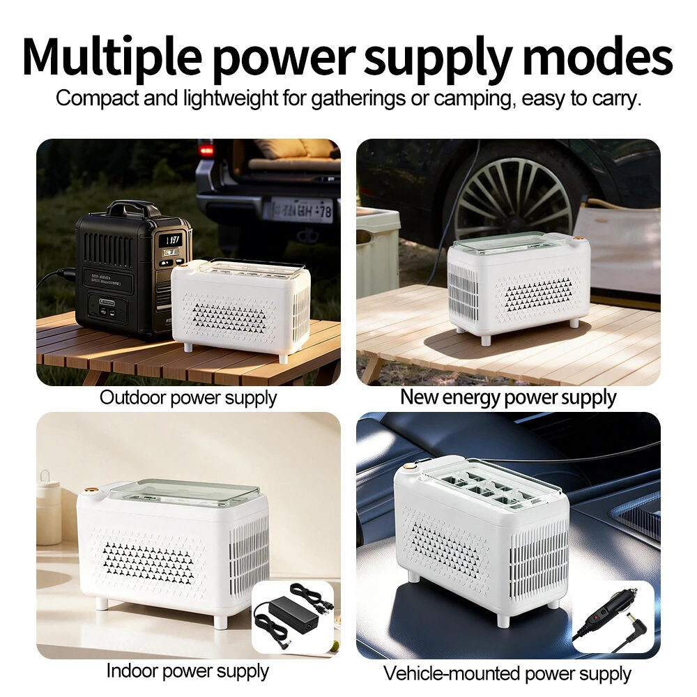 Comfook 120W/150W Portable Mini Ice Maker 8/12 Solid Ice Cubes Fast Ice Making Compact Household Countertop Ice Maker for Home Office Camping Vehicle Use — view 5