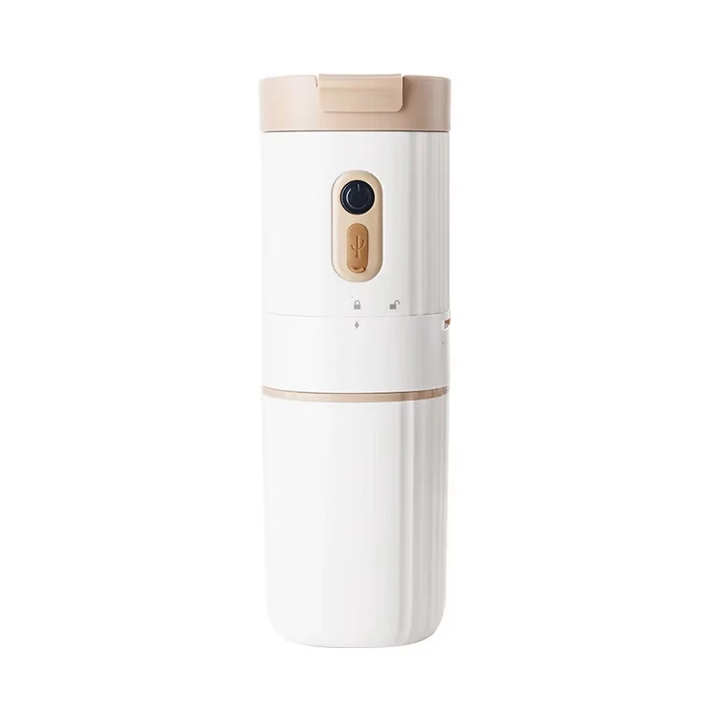 Comfook 15W 2-in1 Portable Coffee Grinder & Travel Mug 400ml Insulated Cup Built-in Pour Over Filter Rechargeable Coffee Maker for Travel & Office — image 1