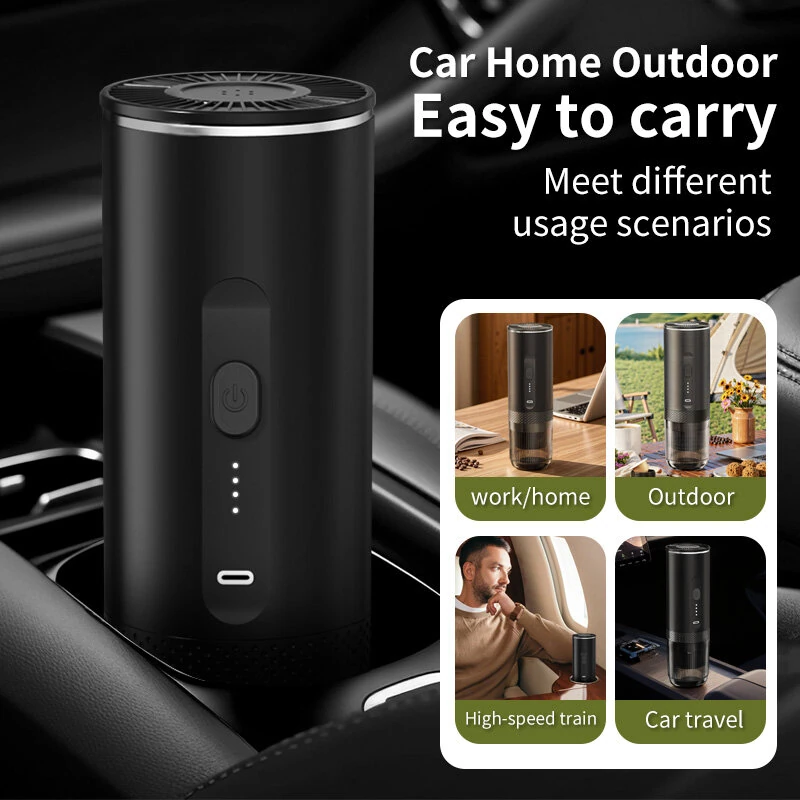 Comfook 2-in-1 Portable Electric Espresso Coffee Machine 20Bar With 80ml Water Tank 4 Minutes Cordless Fast Heating 7500mAh Rechargeable Coffee Maker for Home Travel — view 7