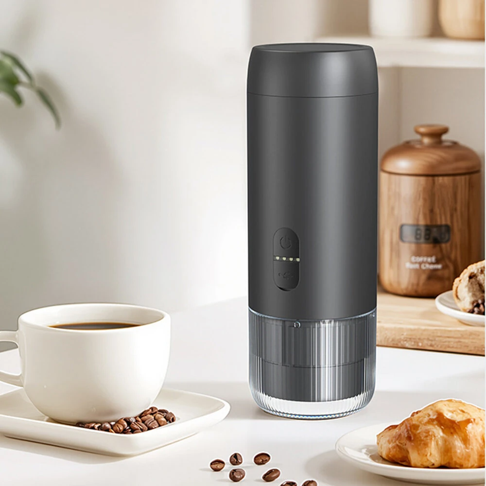 Comfook 2-in-1 Portable Espresso Machine Compatible Ground Coffee & NS Capsules Rechargeable Electric Coffee Maker for Camping Office Home Use — view 4