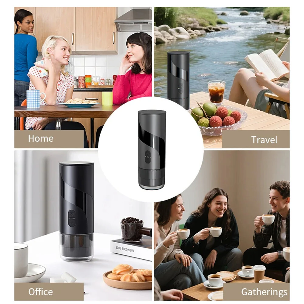 Comfook 20Bar Portable Espresso Maker Rechargeable for Ground Coffee & NS Capsules Compact Travel Coffee Machine — view 9
