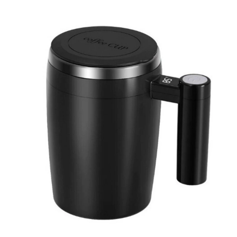 Comfook 400ml USB Rechargeable Automatic Mixing Cup 7000rpm Motor with LCD Digital Display For Coffee Milk Grain Oat Magnetized Stirring — view 7