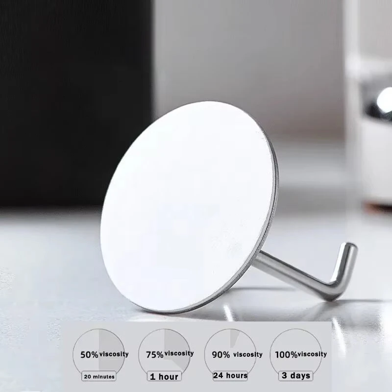 Comfook Adhesive Wall-Mounted Portafilter Holder Hook Coffee Handle Hook 304 Stainless Steel Mini Wall Hook Compatible with 51~58mm Portafilter — view 3