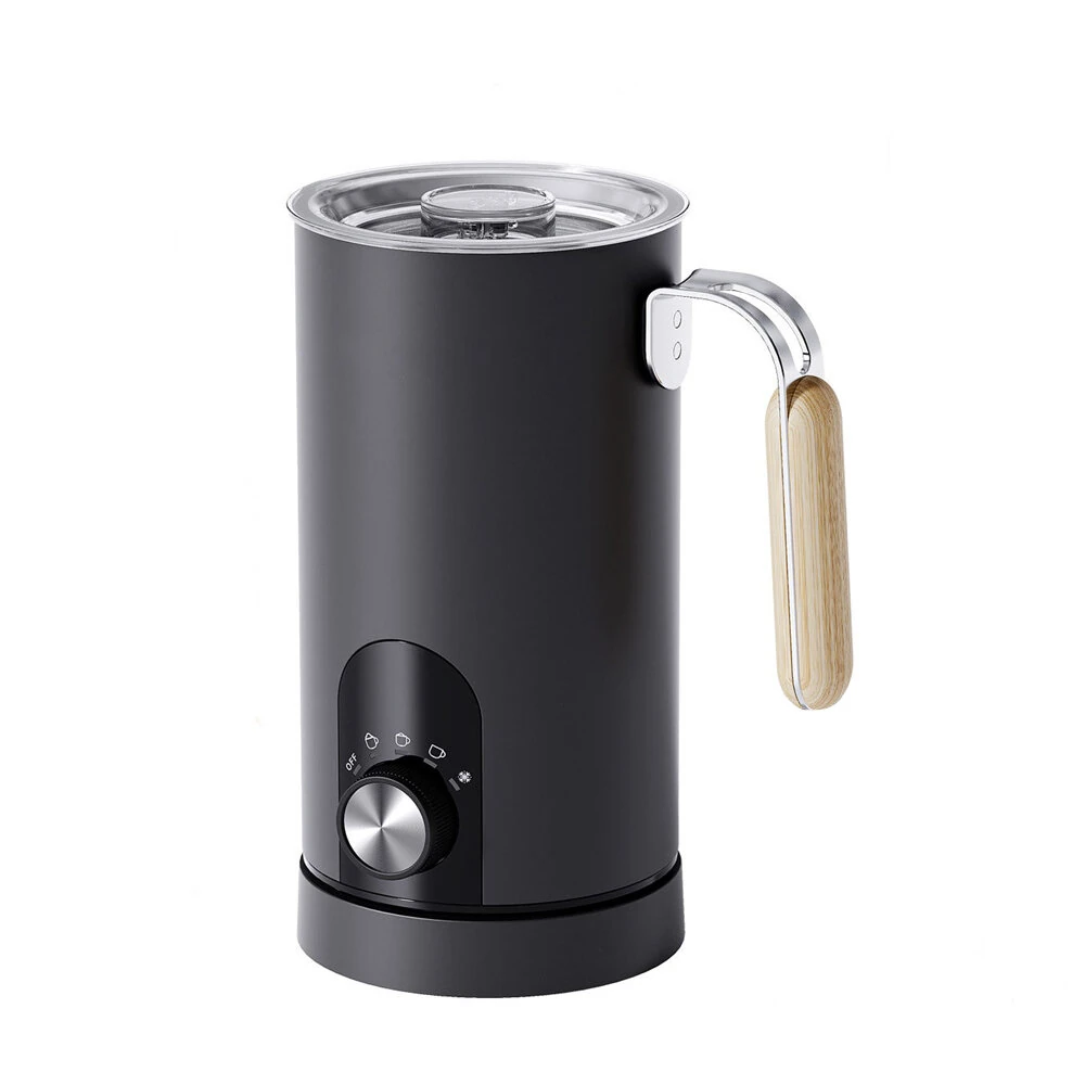 Comfook Electric Milk Frother for Hot & Cold Foam 5-Mode Coffee Foamer with 65°C Heating Quiet Operation Non-Stick Cup 350ml Capacity for Coffee Latte Cappuccino — Comfook