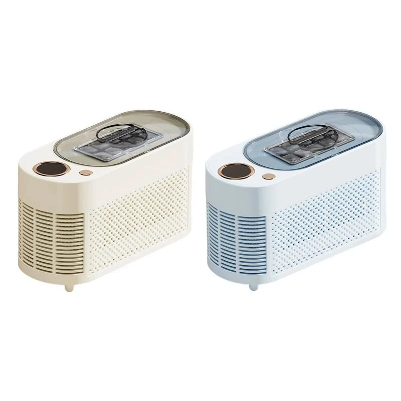 Comfook Portable Mini Desktop Ice Maker Quick 8/10 Solid Ice Cubes in 15 Mins Quiet & Compact for Home Office Camping Car Use — Comfook