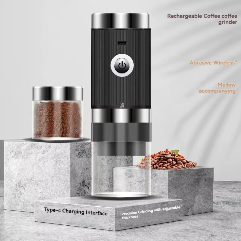 Comfook W309 Portable Electric Coffee Grinder 22g Bean Capacity Grind Size Adjustable Type-C Charging Low Noise Cordless Rechargeable Coffee Grinder Machine — view 6